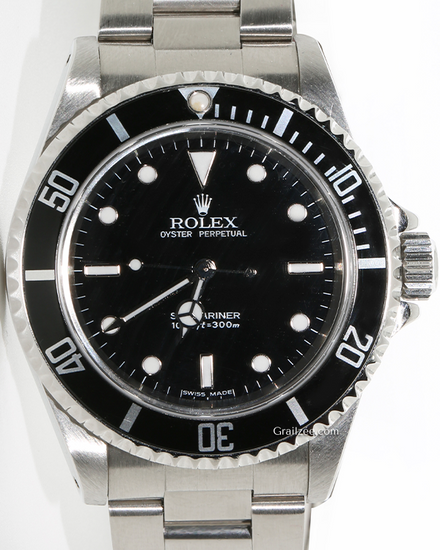 2006 Rolex Submariner No-Date 40MM Black Dial Oyster Bracelet (14060M)