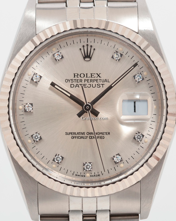 1980 (6.4 Mill Serial) Rolex Datejust 36MM Silver Dial Jubilee Bracelet (16014)