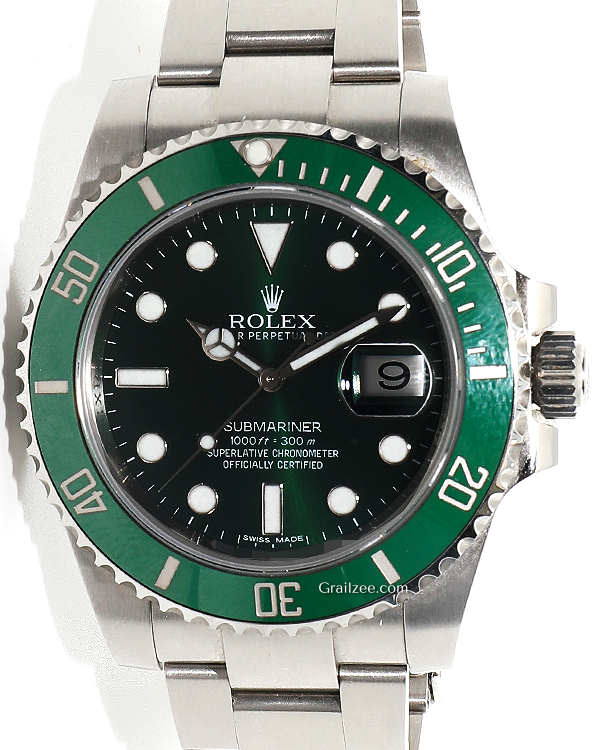 2014 Rolex Submariner Date “Hulk” 40MM Green Dial Oyster Bracelet (116610LV)