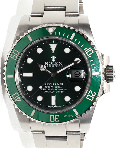 2014 Rolex Submariner Date “Hulk” 40MM Green Dial Oyster Bracelet (116610LV)