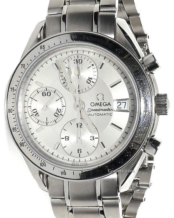 Omega Speedmaster Date 39MM White Dial Steel Bracelet (3513.30.00)