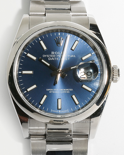 Rolex Datejust 36MM Blue Dial Oyster Bracelet (126200)