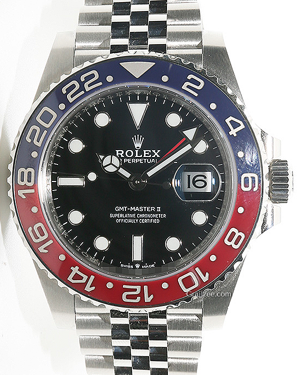 2021 Rolex GMT-Master II "Pepsi" 40MM Black Dial Jubilee Bracelet (126710BLRO)