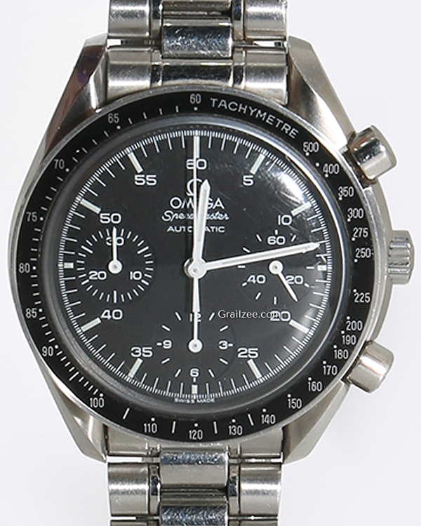 Omega Speedmaster Reduced 39MM Black Dial Steel Bracelet (3510.5)