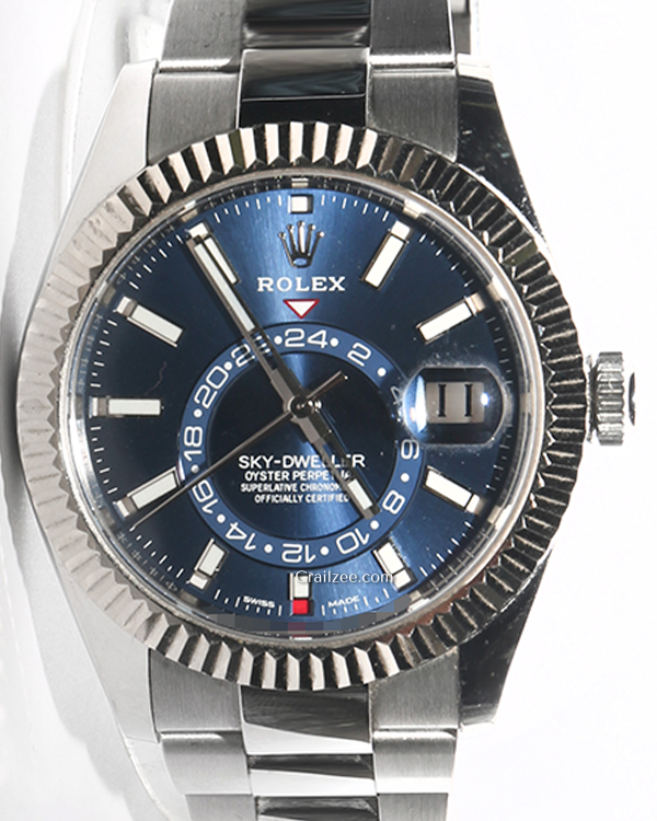 Rolex Sky-Dweller 42MM Blue Dial Oyster Bracelet (326934)