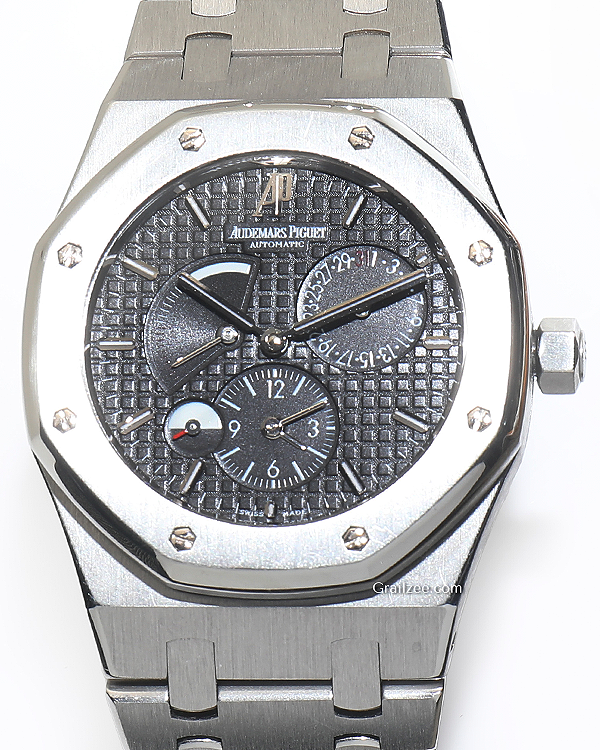 Audemars Piguet Royal Oak Dual Time 39MM Black Dial Steel Bracelet (26120ST.OO.1220ST.03)