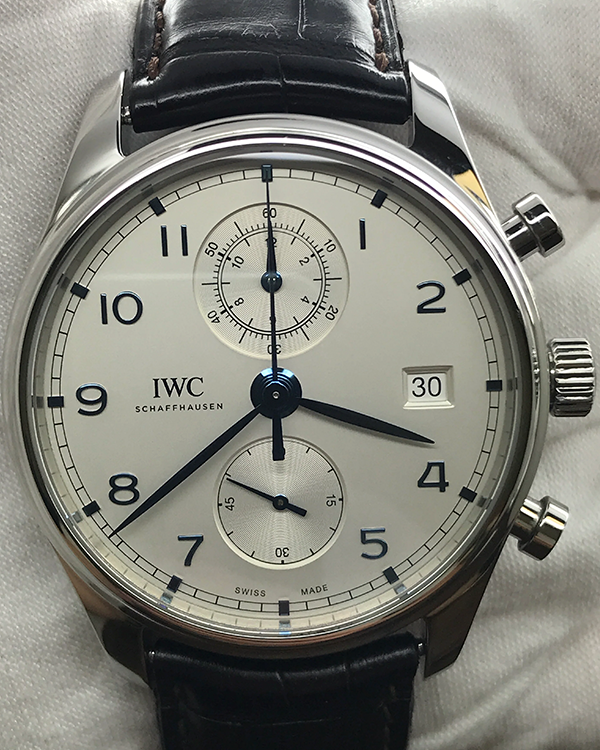 2017 IWC Schaffhausen Portugieser 42MM White Dial Leather Strap (IW390302)