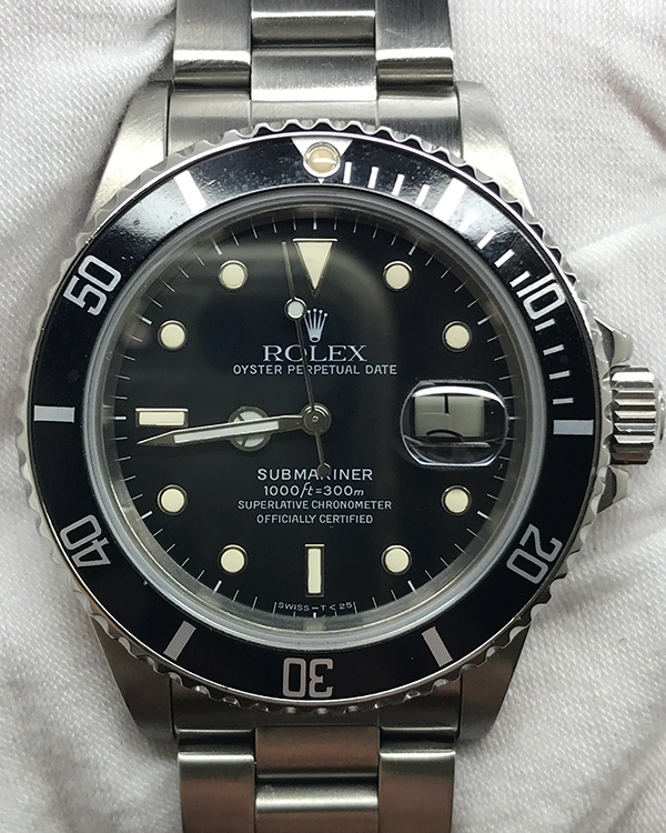 Rolex Submariner Date 40MM Black Dial Oyster Bracelet (16800)