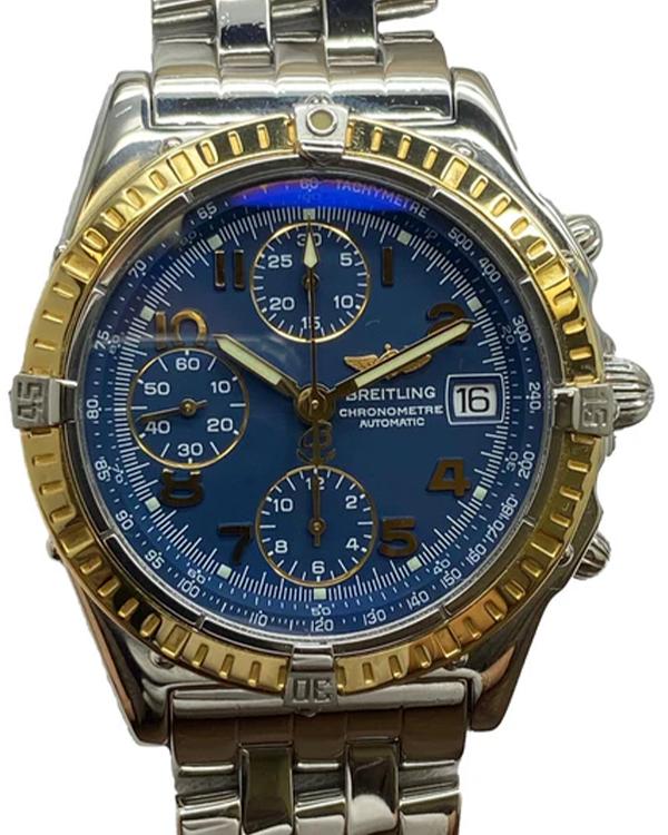 Breitling Chronomat 39MM Blue Dial Steel Bracelet (D13352)