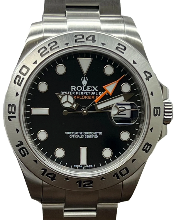 Rolex Explorer II 42MM Black Dial Oyster Bracelet (216570)