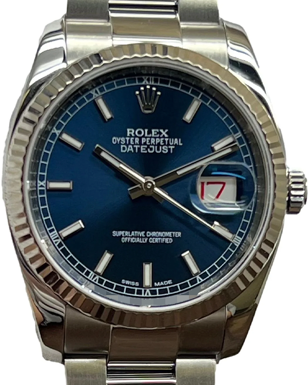 Rolex Datejust 36MM Blue Dial Oyster Bracelet (116234)