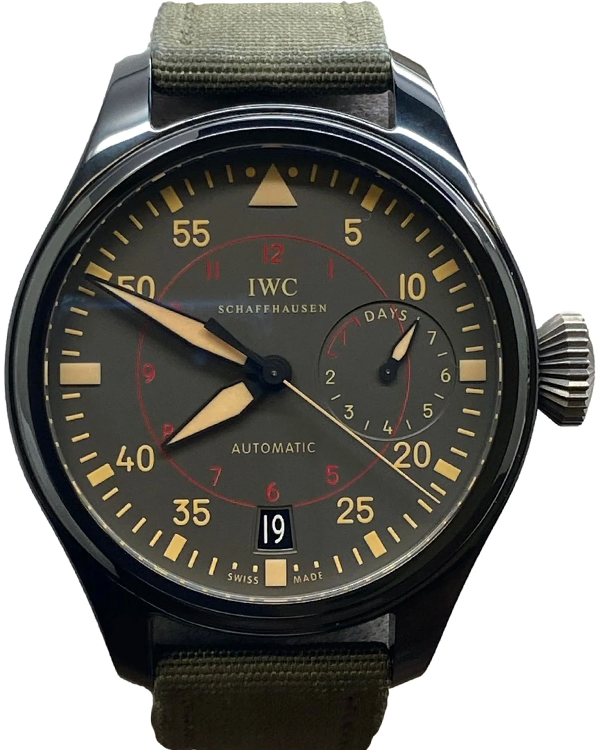 2013 IWC Schaffhausen Pilot Top Gun Miramar 48.6MM Grey Dial Textile Strap (IW501902)