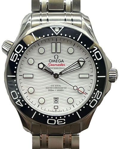 2024 Omega Seamaster Diver 300M 42MM White Dial Steel Bracelet (210.30.42.20.04.001)