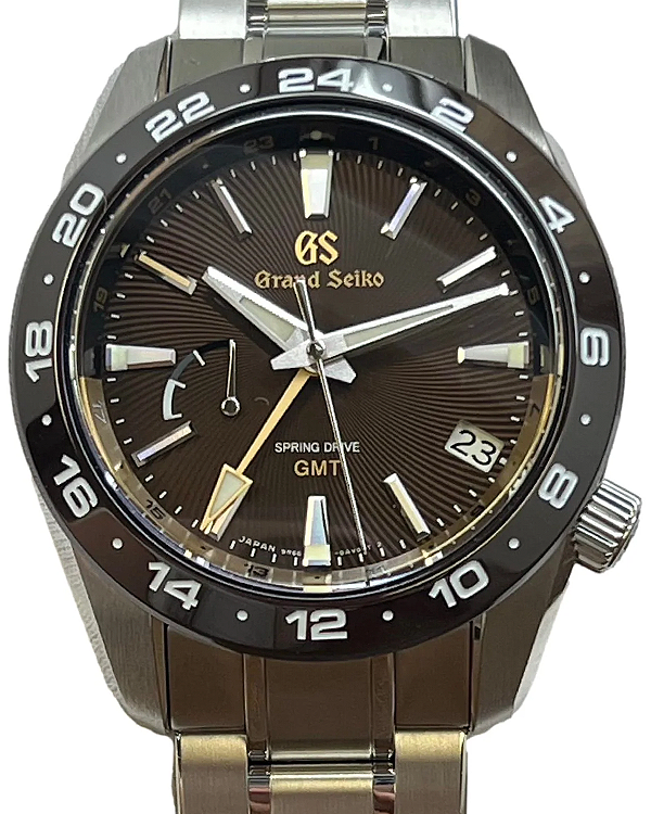 2021 Grand Seiko Sport Collection USA Eagle GMT L.E. 40.5MM Brown Dial Steel Bracelet (SBGE263)