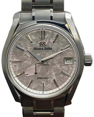 2023 Grand Seiko Heritage Collection Seasons Spring 40MM Silver Dial Titanium Bracelet (SBGA413)