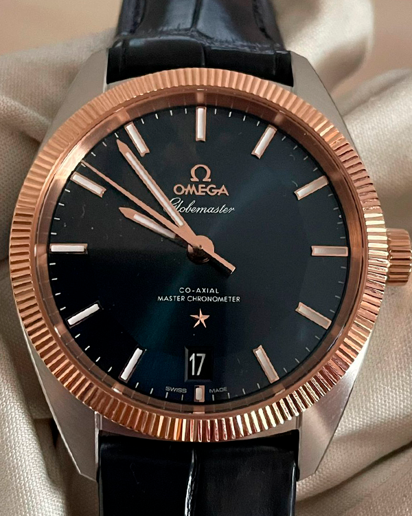 2023 Omega Globemaster Constellation  39MM Blue Dial Leather Strap (130.23.39.21.03.001)