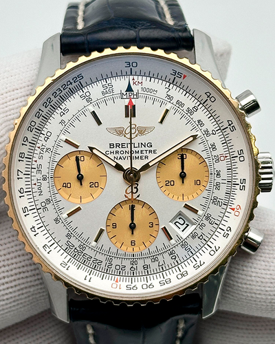 2007 Breitling Navitimer 42MM White Dial Leather Strap (D2332212/G534)