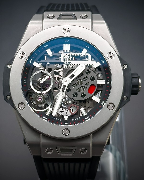 2021 Hublot Big Bang Meca-10 45MM Skeleton Dial Rubber Strap (414.NI.1123.RX)