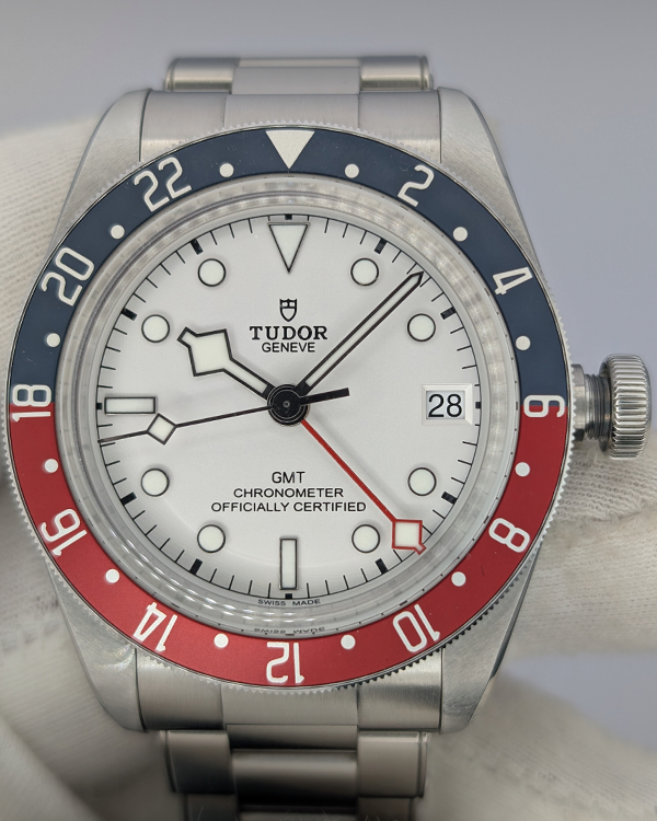 2024 Tudor Black Bay GMT "Pepsi" 41MM White Dial Steel Bracelet (79830RB)