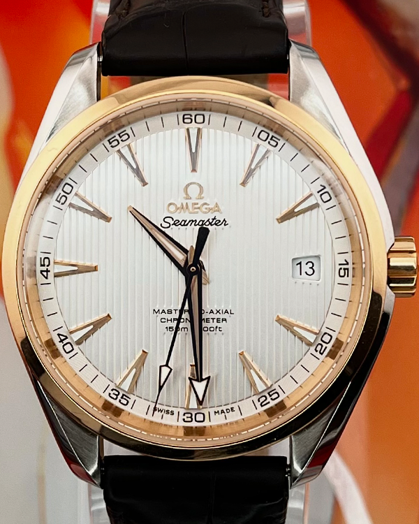 Omega Seamaster Aqua Terra 41.5MM Silver Dial Leather Strap (231.23.42.21.02.001)