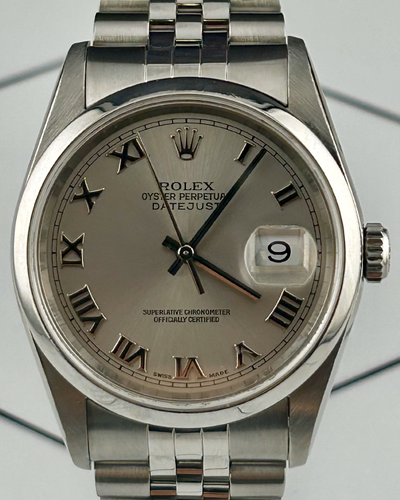 Rolex Datejust 36MM Silver Dial Jubilee Bracelet (16200)