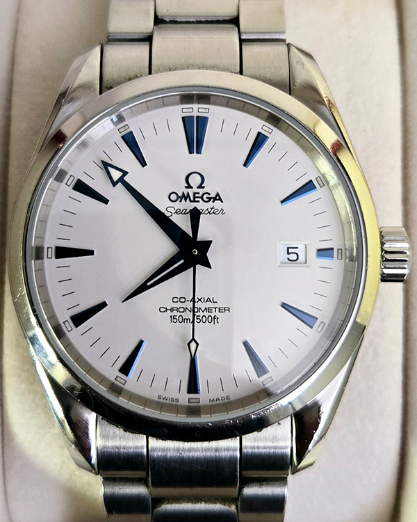 Omega Seamaster Aqua Terra 39.2MM White Dial Steel Bracelet (2503.33.00)