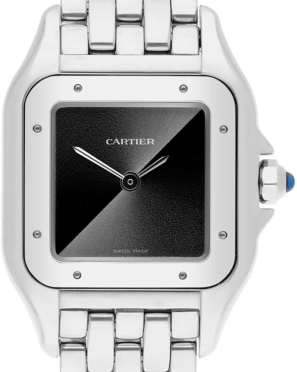 2022 Cartier Panthère De Cartier 22x30MM Quartz Grey Dial Steel Bracelet (WSPN0010)