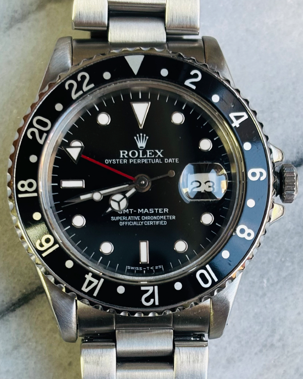 Rolex GMT-Master 40MM Black Dial Oyster Bracelet (16700)