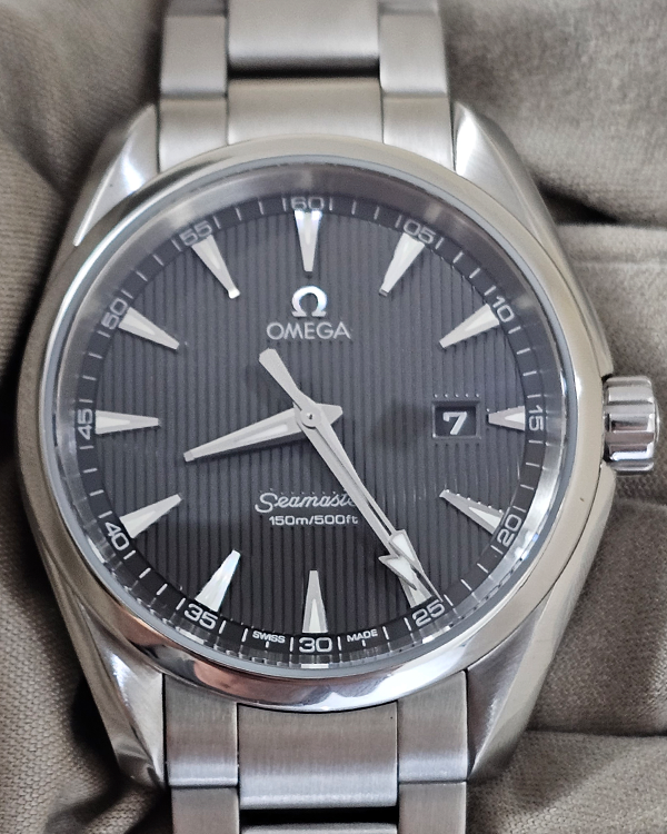 Omega Seamaster Aqua Terra 38.5MM Quartz Grey Dial Steel Bracelet (231.10.39.61.06.001)