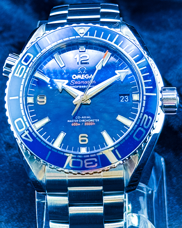 Omega Seamaster Planet Ocean 600M 43.5MM Blue Dial Steel Bracelet (215.30.44.21.01.001)