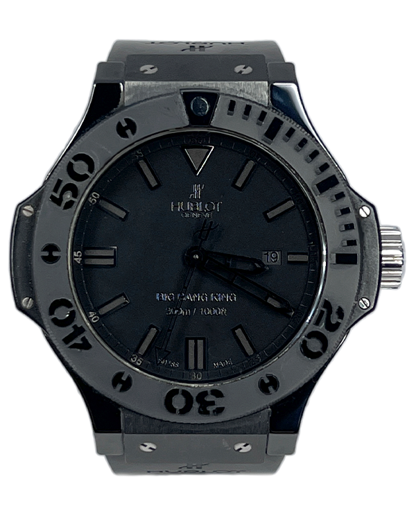 Hublot Big Bang King 48MM Black Dial Rubber Strap (322.CM.1110.RX)