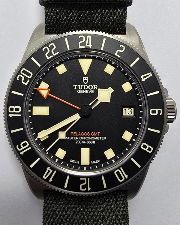 2024 Tudor Pelagos FXD GMT 42MM Black Dial Textile Strap (2542G247NU)