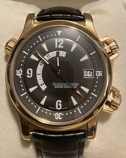 No Reserve 2009 Jaeger LeCoultre Master Compressor Memovox Rose