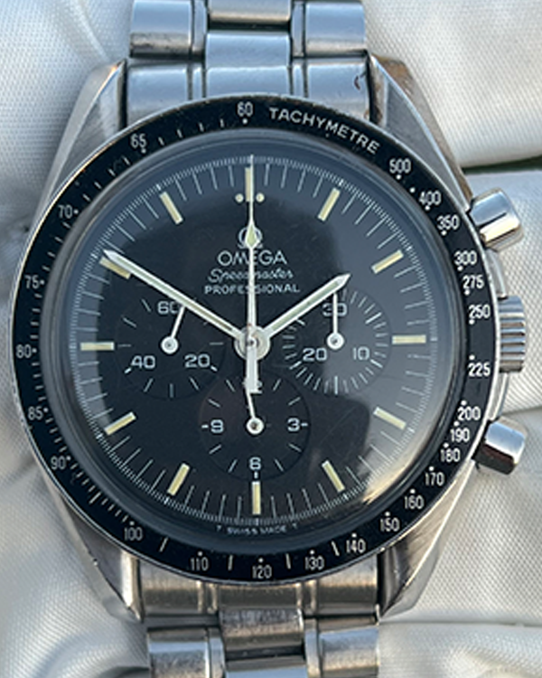 Omega Speedmaster Apollo 11 20th Anniversary 42MM Black Dial Steel Bracelet (3890.59)