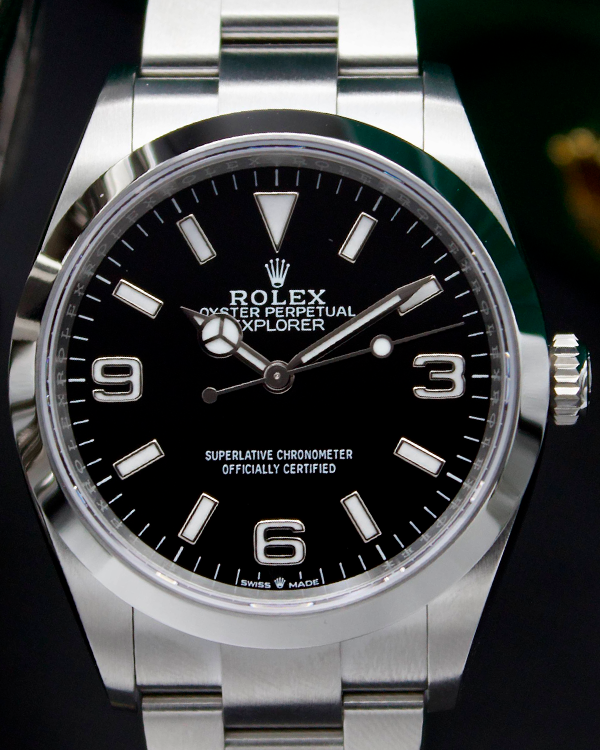 2023 Rolex Explorer 36MM Black Dial Oyster Bracelet (124270)