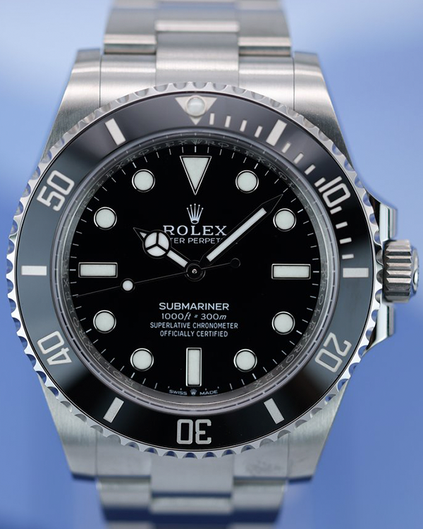 2024 Rolex Submariner No Date 41MM Black Dial Oyster Bracelet (124060)