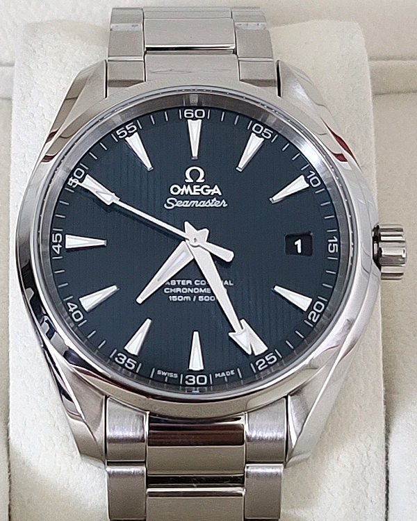 2015 Omega Seamaster Aqua Terra 41.5MM Blue Dial Steel Bracelet (231.10.42.21.03.003)