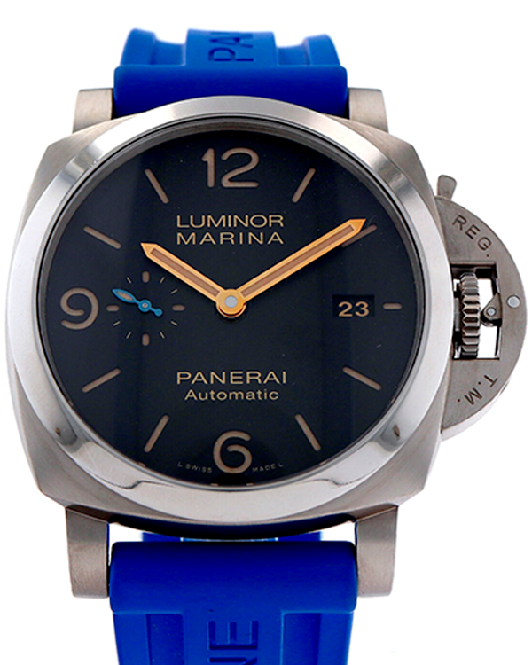 Panerai Luminor Marina 1950 3 Days 44MM Black Dial Rubber Strap (PAM01312)