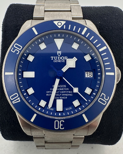 2023 Tudor Pelagos 42MM Blue Dial Titanium Bracelet (25600TB)