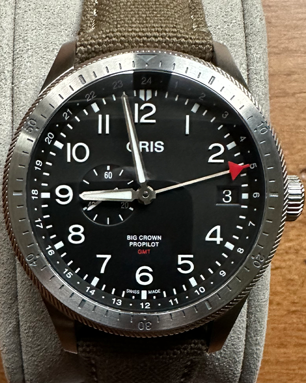 2023 Oris Big Crown ProPilot GMT Timer Steel Black Dial (01 748 7756 4064-07 3 22)