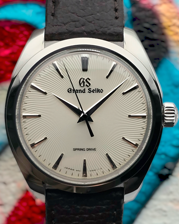 2023 Grand Seiko Elegance "Karesansui" L.E. 38.5MM Silver Dial Leather Strap (SBGY029G)