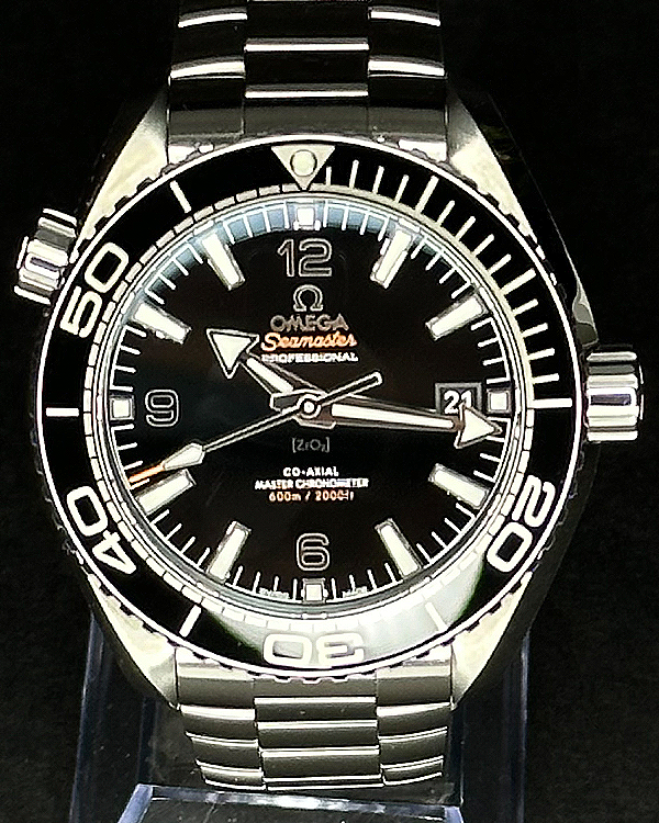 2024 Omega Seamaster Planet Ocean 43.5MM Black Dial Steel Bracelet (215.30.44.21.01.001)