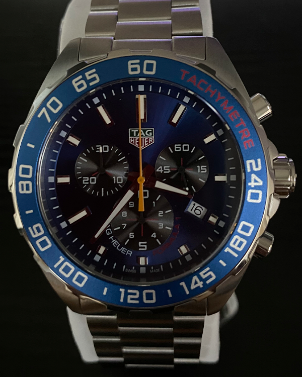 2021 Tag Heuer Formula 1 Aston Martin Red Bull Racing Steel Blue Dial (CAZ101AB.BA0842)