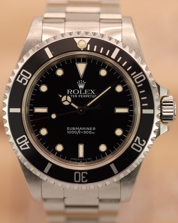 1998 (U Serial) Rolex Submariner No-Date 40MM Black Dial Oyster Bracelet (14060)