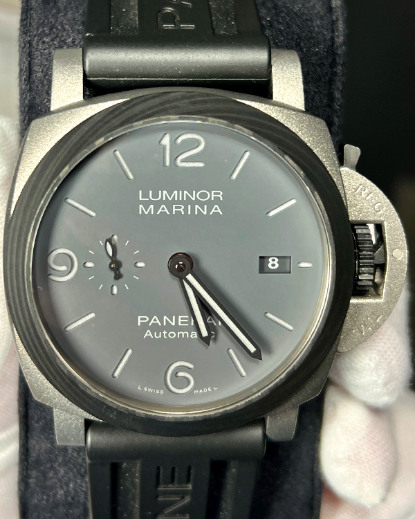 2023 Panerai Luminor Marina Tutto Grigio 44MM Grey Dial Rubber Strap (PAM01662)