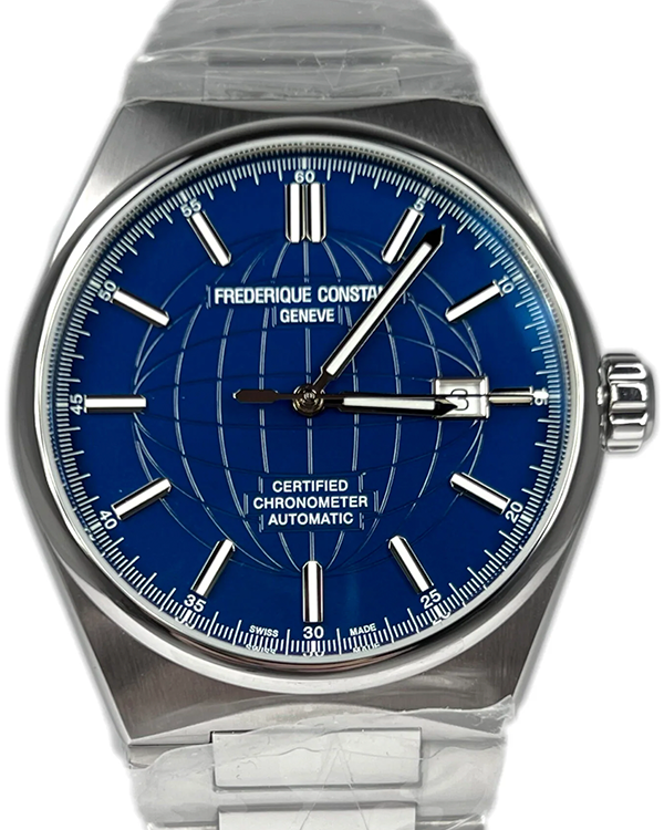 Frederique Constant Highlife 41MM Blue Dial Steel Bracelet (FC-303N4NH6B)