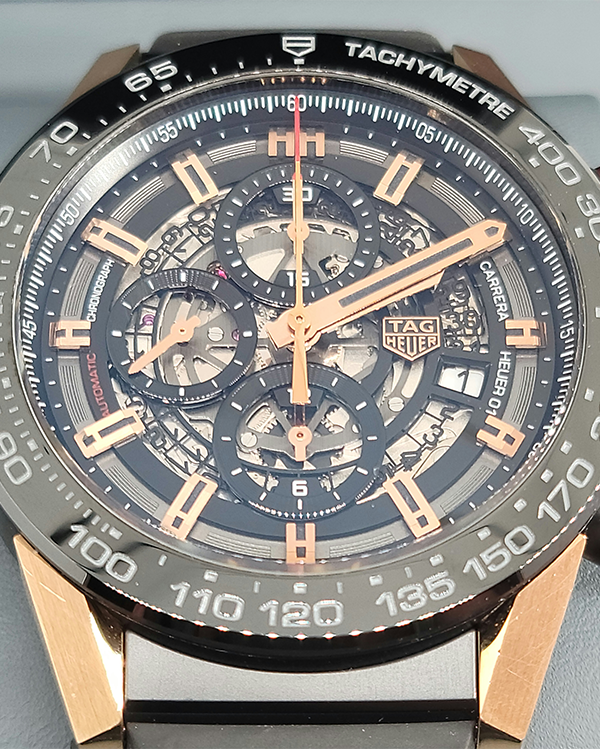 2021 TAG Heuer Carrera Titanium/Gold Skeleton Dial (CAR2A5A.FT6044)