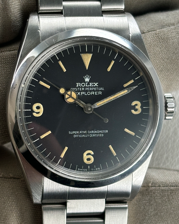 1988 Rolex Explorer Vintage 36MM Black Dial Steel Bracelet (1016)