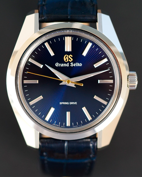 2023 Grand Seiko Heritage "44GS 55th Anniversary Limited Edition" 40MM Steel Blue Dial Leather Strap (SBGY009)