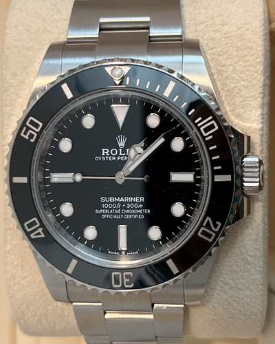 2024 Rolex Submariner No-Date 41MM Black Dial Oyster Bracelet (124060)